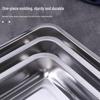 304 Stainless Steel Rectangular Deep Tray