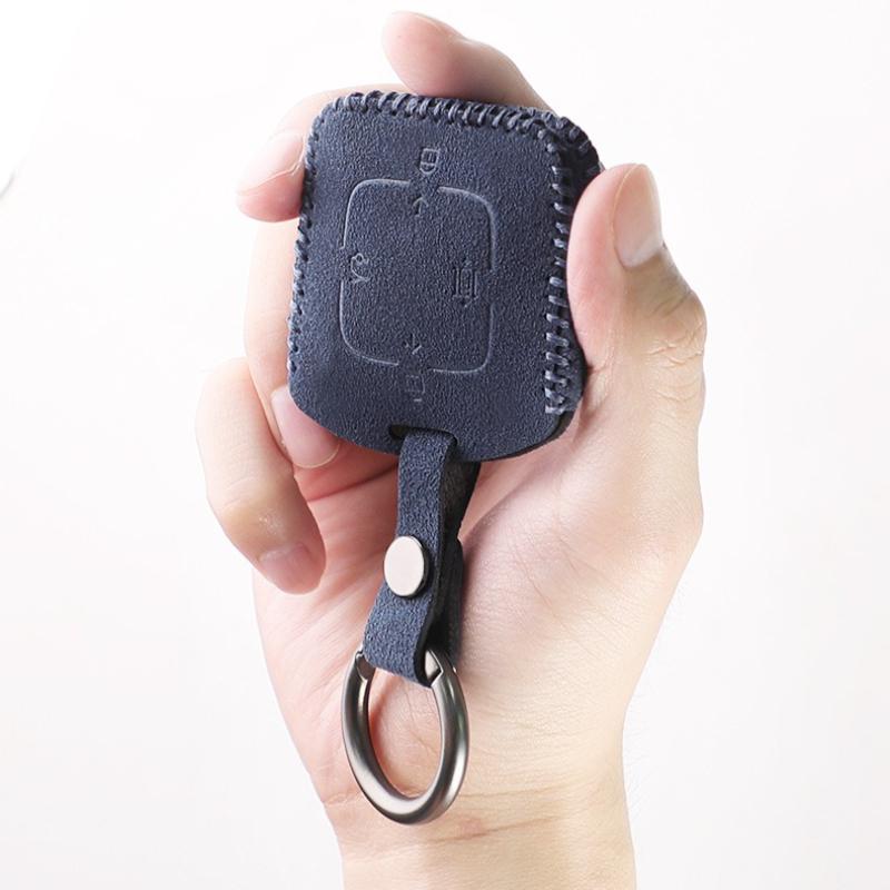 Für Zeekr 7X 001 X 007 009 007Gt Auto Schlüsselhülle Wildleder Leder Schlüsseltasche Auto Fernbedienung Schlüssel Schutzhülle Dekor Zubehör