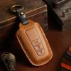 Premium Crazy Horse Leather Key Case Handcrafted for Toyota Camry Avalon Car Key Fob Cover Durable Key Protector