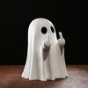 Halloween Ghost Figurine Cute Small Finger Ghost Statue Spooky Resin
