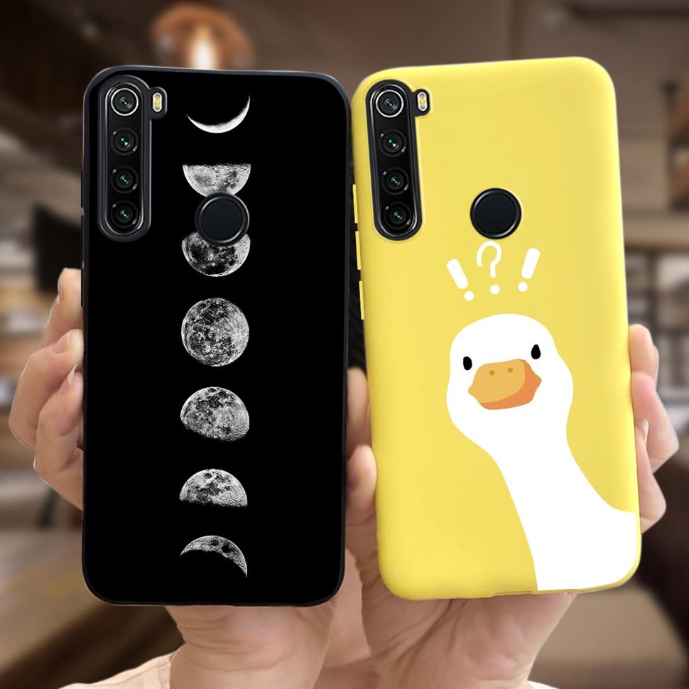 For Xiaomi Redmi Note 8T Case Candy Painted Cover For Xiaomi Redmi Note8T M1908C3XG Silicone Soft TPU Fundas Case Bumper 6.3"