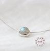 BFCLUB Silver Color necklace Moonstone Bead Necklaces & Pendants For Women Handmade 925 Sterling Silver Fashion Jewelry