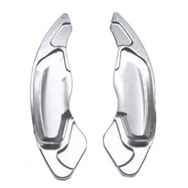 

Алюминиевые накладки на руль с лепестками переключения передач, удлинители переключателей для Volvo S60 V40 XC60 T5 T6 S80 XC70 V40 V60 2014-2017 серебряный