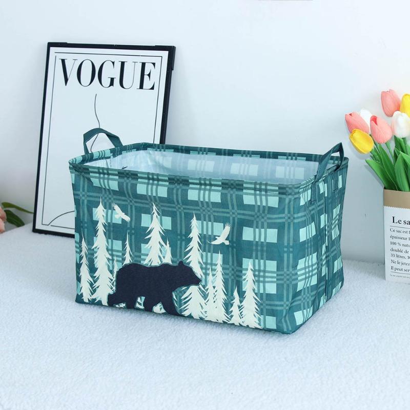 Stoff faltbare Schlafsaal-Aufbewahrungskörbe Kleiderschrank-Aufbewahrungsboxen
