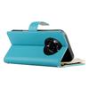 For Realme 14 Pro+ 5G Case Zipper Wallet Color Splicing Leather Flip Phone Cover with Straps