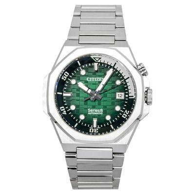Series 8 Stainless Steel Green Dial Automatic Diver's NB6060-58X 200M Men's Watch