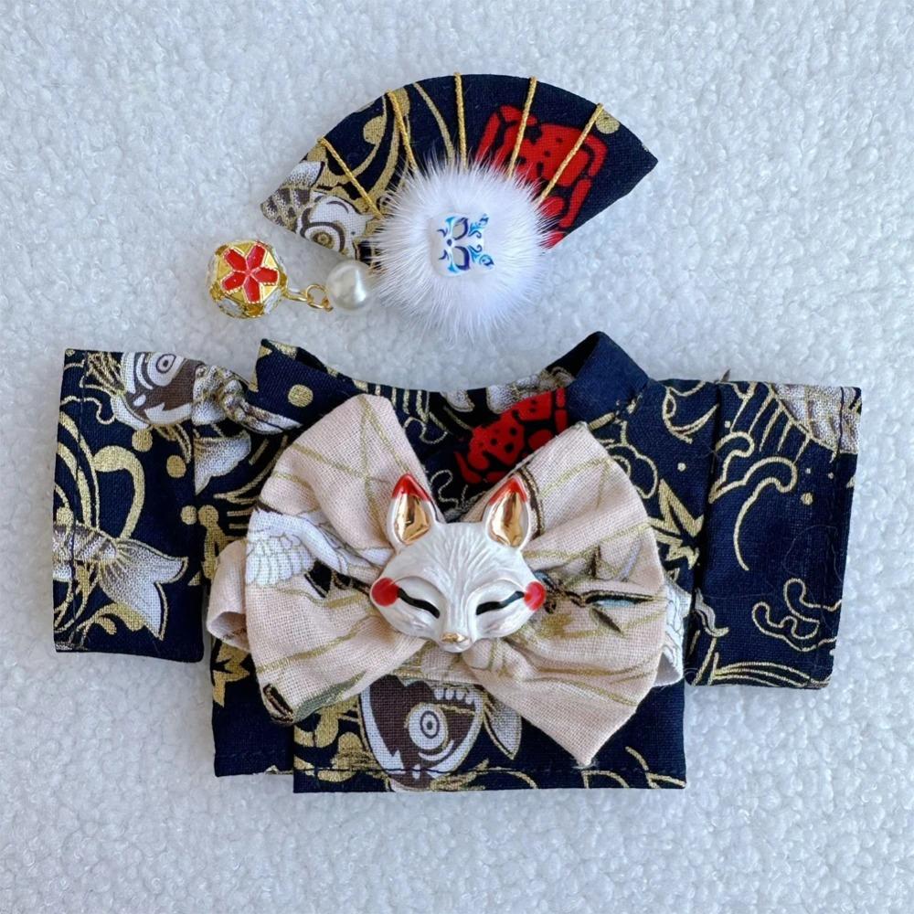 Suspenders Suit For 17cm Labubu Doll Clothes All-match Colour Outfit Doll Accessories Fashion Design Lovely Little Bear Star