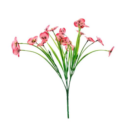 Artificial Flower Decorative Bright Colors Exquisite Shapes Never Fade Lifelike No Maintenance No Watering Natural Fake Flower