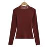 Women's Slimming Lace V-Neck Long-Sleeve Top - Autumn/Winter