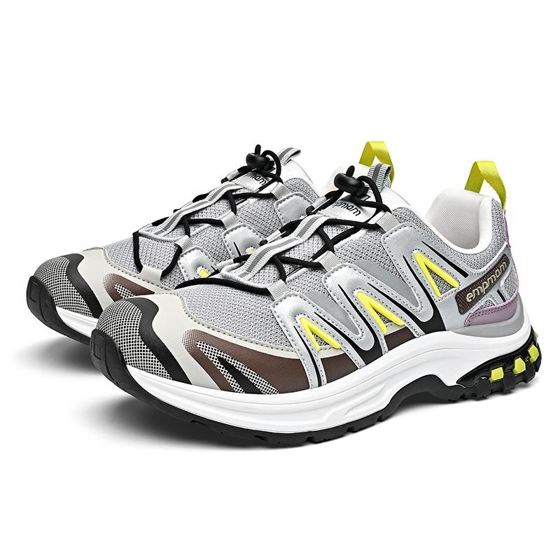 New Outdoor Hiking Shoes Men's and Women's Mesh Breathable Non-slip Wear-resistant Off-road Hiking Shoes Lightweight Cushioning Hiking Shoes