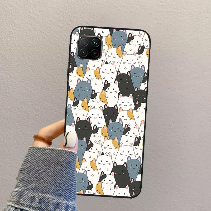 

Cute Funny Cats Paws Pattern For Huawei Nova Y70 Y90 Y60 Y73 Y72 Y61 Y91 12s 12i 11i 8i 9 10 SE P40 Lite P60 P30 Pro Case Huawei Nova 11
