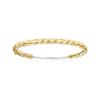 APM Monaco Pavé Spiral Simple and Elegant Bracelet, Same Style for Men and Women, Couple Style, Gold AB4852XRH