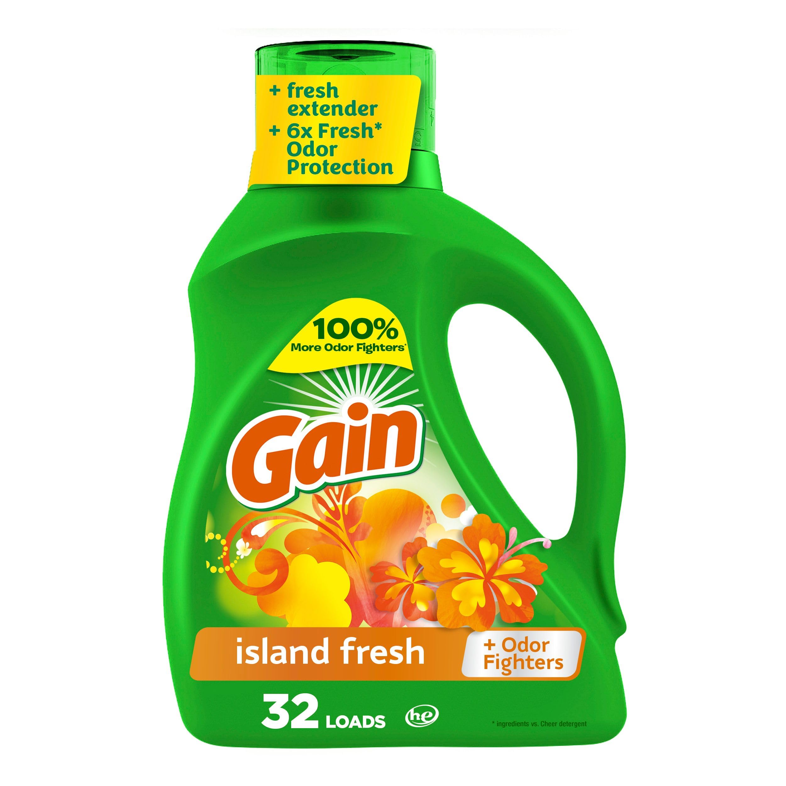 

Gain Island Fresh Liquid Detergent 1360ml