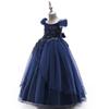 Children Wedding Dress Girls First Holy Communion Formal Long Gown Appliques Lace Princess Party Prom Dresses for Girls 6-14yrs