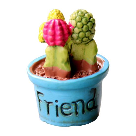 Bonsai Lifelike Eye-catching Miniature DIY Fairy Succulents Decorations for Garden