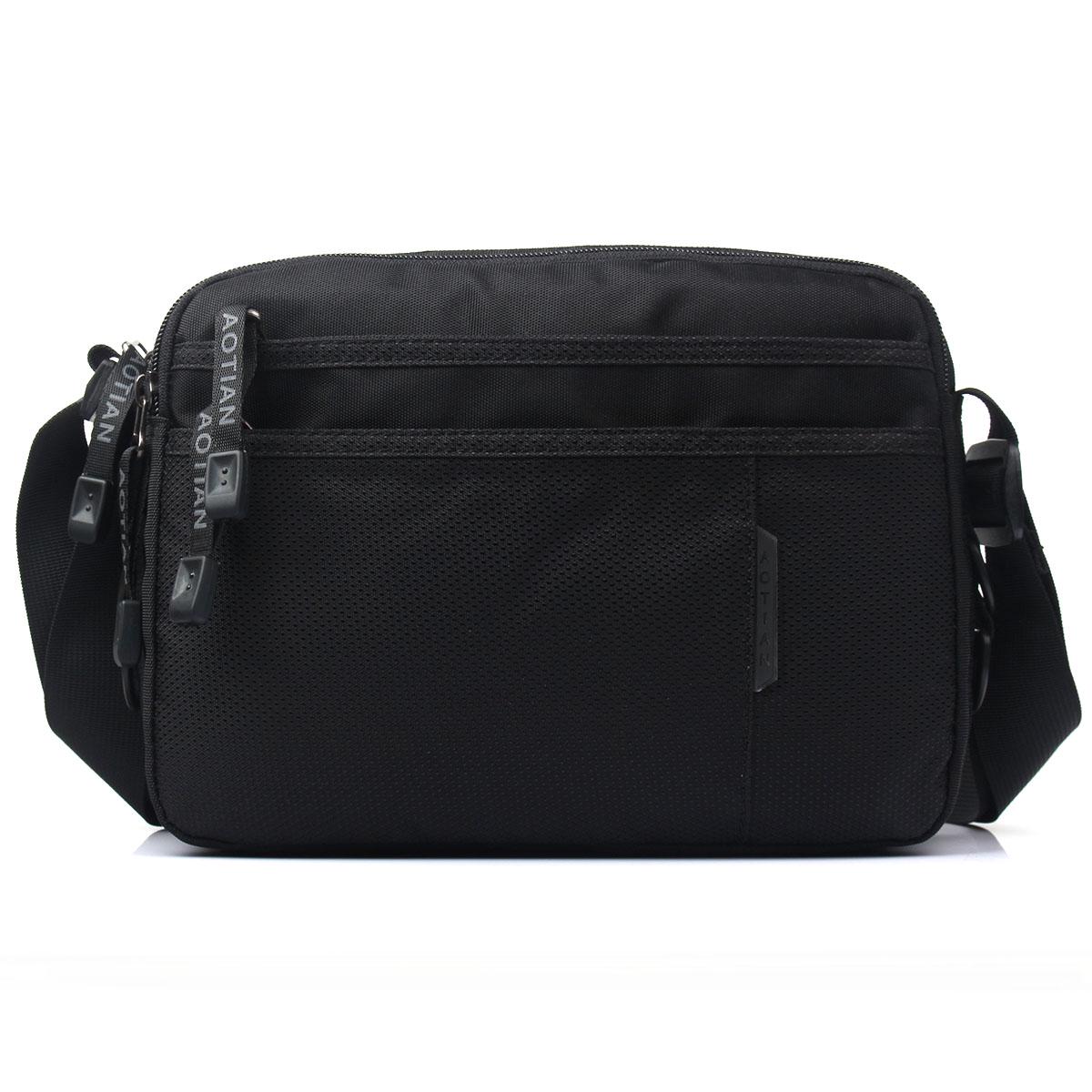 Мужская легкая кросс-боди сумка из оксфордской ткани - Повседневный холщовый наплечный рюкзак для работы и бизнеса.