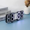 Clock 3D LED Digital Alarm Clock Wall Decor Time/date/temperature Display For Home/kitchen/office Clocks Decor Table Clocks