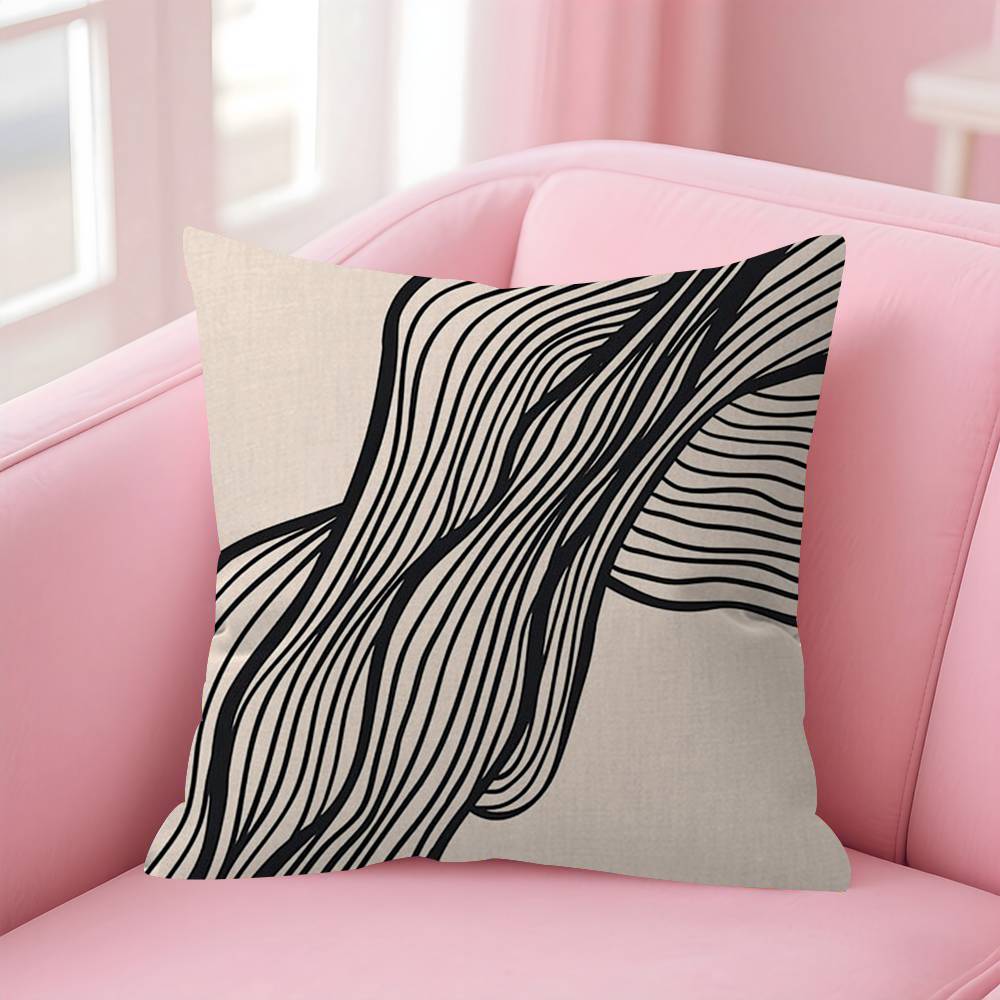 Abstract Bauhaus Style Geometric Picture Cushion Cover Car Throw Pillow Case For Sofa Car Christmas Gift