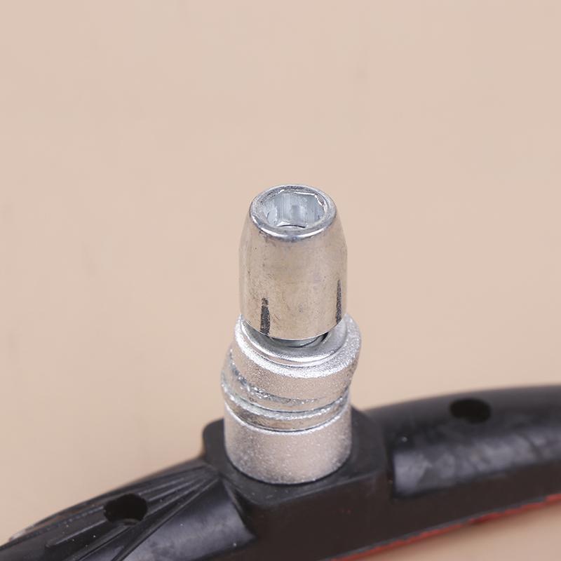 1Pair Bike Brake Pads V-Brake Rubber Road Bike Brake Holder Pads Shoes Blocks Rim Brake Anti-Resistance Cycling Accessories