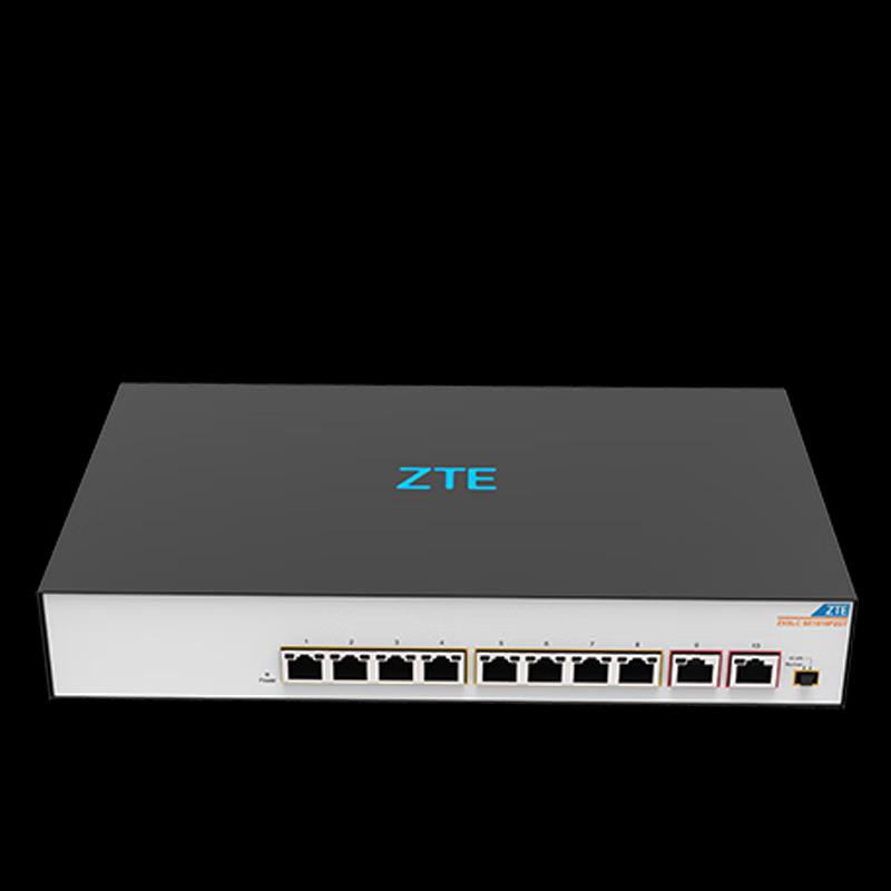 

ZTE 8-Port 100M PoE Switch with 2 Gigabit Uplink Ports