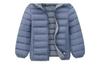 Unisex Children's Hooded Down Jacket - Lightweight, Warm Autumn & Winter Outerwear for Medium & Large Kids