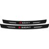 1 pieza Fibra de Carbono Coche Maletero Parachoques Trasero Pegatina Protector Placa Para SEAT Leon MK1 MK2 MK3 5F Ibiza 6L 6J Altea Arona Tarraco Cupra Cordoba