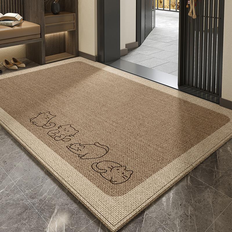 Eingangsteppich Toilettenmatte Badezimmer Rutschfest Stark Saugfähig Toilettentür Bodenmatte Saugfähig Toilette Badezimmer Badezimmerteppich Kieselgur