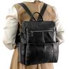 Genuine Leather Backpack Black Leather Bag Ladies Backpack College Style Fashion Women's Bag Versatile Large Capacity