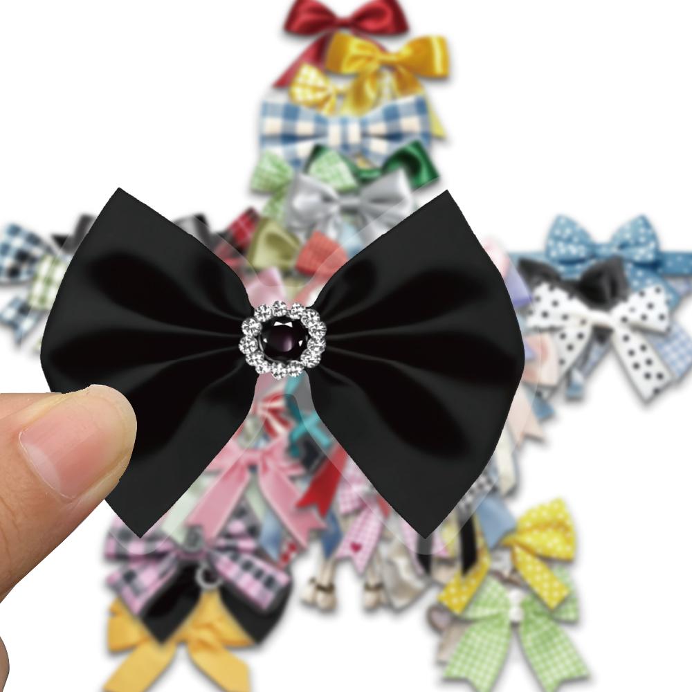 50PCS Bowknot Stickers Nostalgia Creative Decoration Luggage Laptop Phone Cup Skateboard Decoration Nostalgic Vinyl Stickers