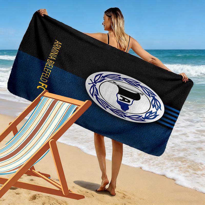 Asciugamano da Spiaggia DSC Arminia Bielefeld, Grande Morbido Asciugatura Rapida per Spiaggia Campeggio Nuoto