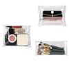 Bolsa de Cosméticos Portátil Transparente Organizador de Maquiagem Transparente para Viagem e Uso Diário