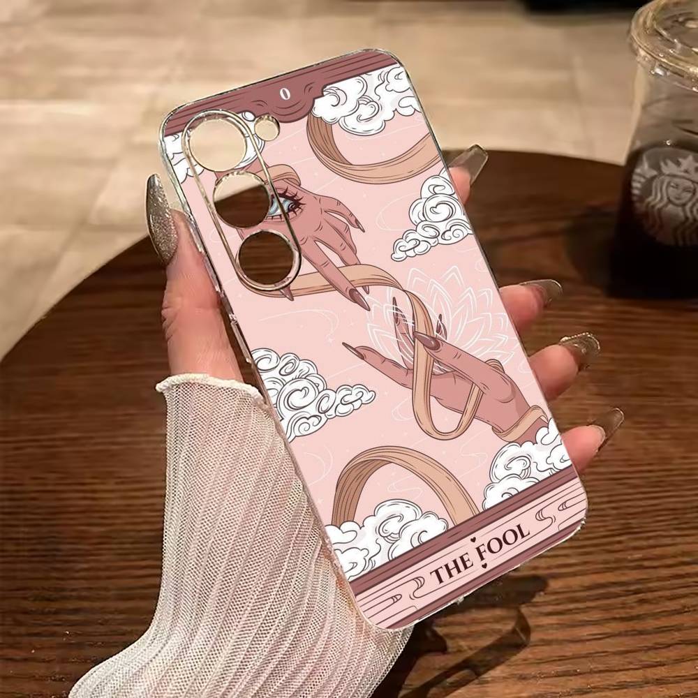 Tarot Aesthetic Phone Case For Samsung Galaxy A71,A70,A52,A51,A40,A30 Transparent Cover