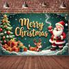 Xmas Banner Christmas Tree Decor Merry Christmas Banner Christmas Party Banner Santa Claus Design For Holiday Gathering Home
