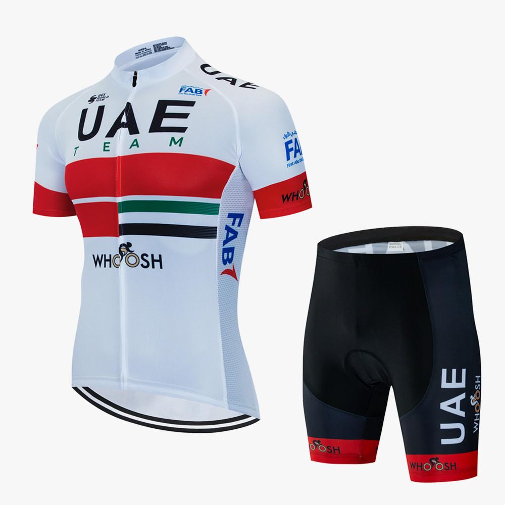 Förenade Arabemiraten Cykeltröja Set Cykeldräkt Mountainbikes Sommaroutfit Cykelkläder för Män Mtb Tröja Bib Shorts Cykelkläder Cykel