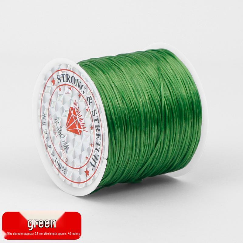High Elasticity Wear-Resistant Beading Cord, 50 Meters - Ideal for DIY Crystal and Agate Projects