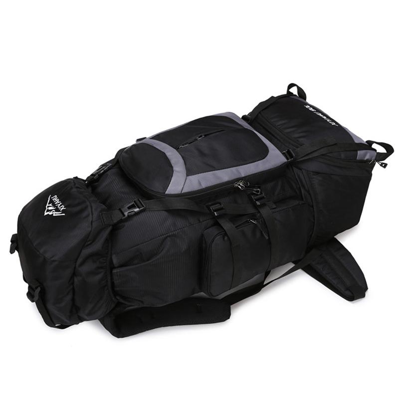Multifunkční velkokapacitní outdoorový horolezecký batoh Sportovní cestovní voděodolný a oděru odolný batoh Unisex ležérní cestovní taška