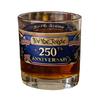 Commemorative Whiskey Glass Handcrafted History Themed Wine Glass for Stability Decorative Collectible Glass Gift for Collectors & Bourbon Lovers