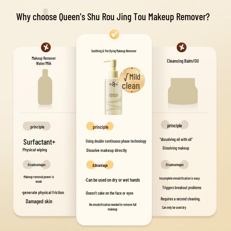 Queen's Soft Purifying Dual-Phase Makeup Remover