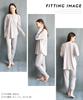 ON NISHIKI Langarm-Pyjama mit Bauchtop und Hose Waffel Henley Lange Loungewear Damen Wickel, Set, Frühling/Herbst, Stoff, Stretch,