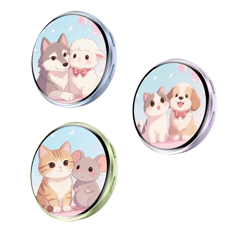 Personalize Electronic Digital Badges LED Animes Pin with Touch Control GIF/Photo/Video Display for Backpacks Decoration