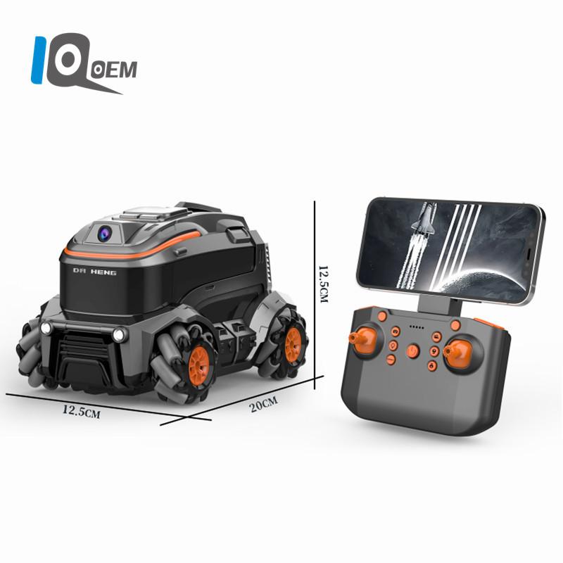 IQ0EM 2.4g Remote Control Hd Camera Stunt Car Real Time Video Side Drift With App Control Toy For Boys Kids