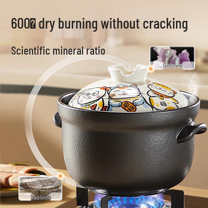 Chui Da Huang Japanese Style 1.5L Ceramic Heat-Resistant Clay Pot