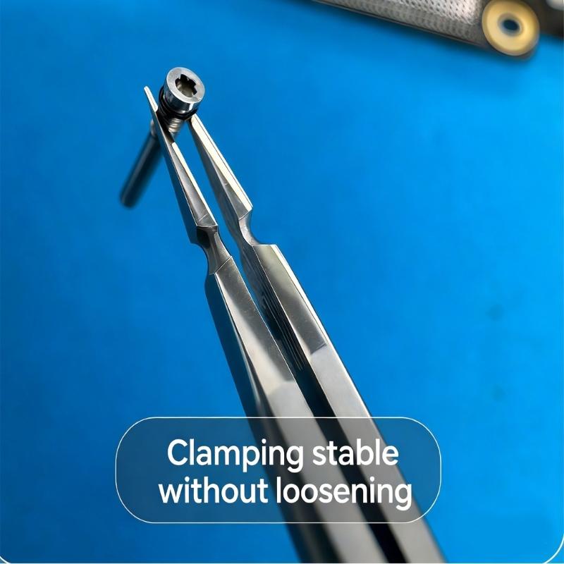 No Magnetic Nonrust Steel 3D Tweezers Component Tweezers Produced for High Accuracy Work on Sensitive Devices