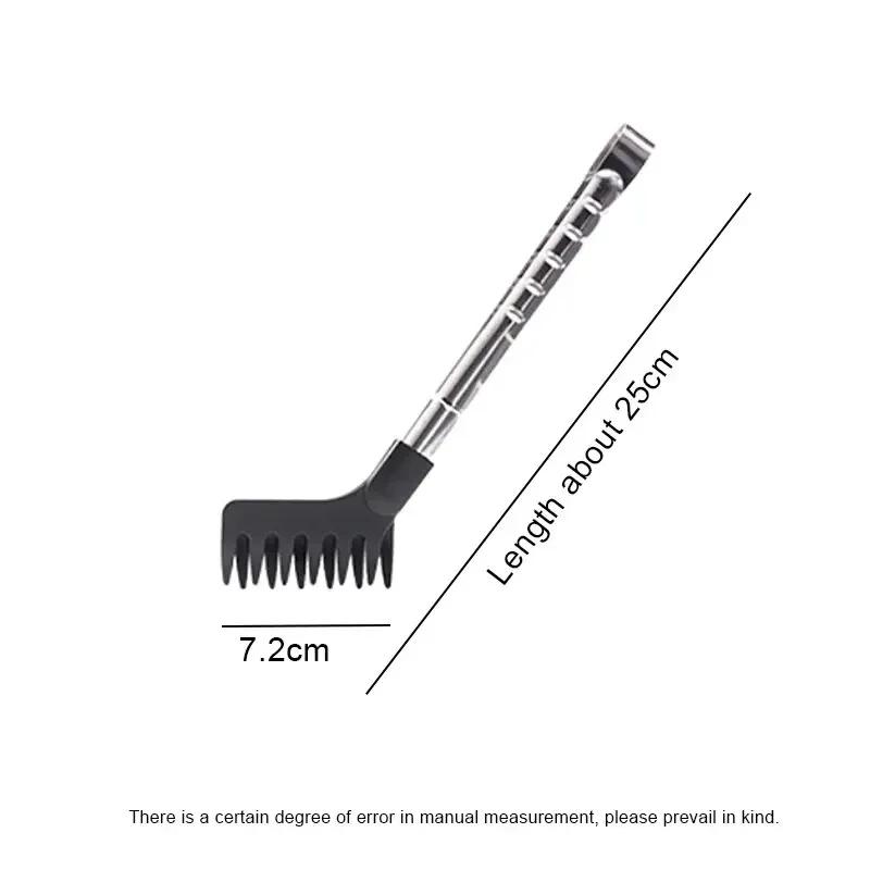 Stainless Steel Noodle Tongs Non-slip Handle Heat-resistant Chuck Easy To Store Multi-functional Food Tongs