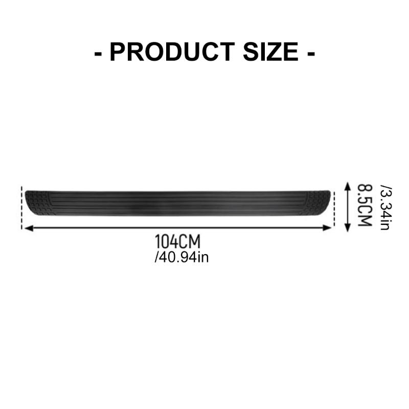 Vehicle Trunk Protector 3mm Anti Scratch Guard with Waterproof Surfaces Easy Install Car Accessory