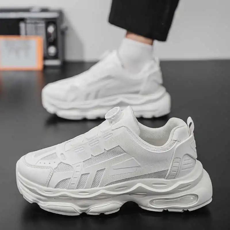 Fashion Cold Mocassim Summer Man Boots Men's High Black Shoes Mocassini Sneakers Sport Racing Functional Class Training Sneachers