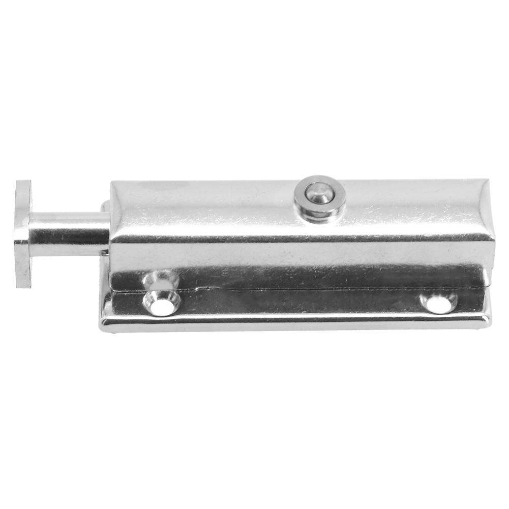 Door Chain Button Latch Door Hardware For Bathroom Self-elastic Stainless Steel High Quality Material Brand New