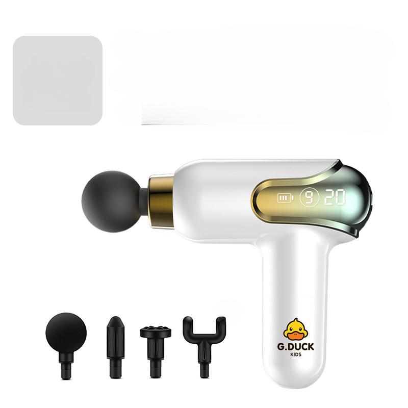 

Маленький массажный пистолет с желтой уткой, фитнес-массажер, электрический бесшумный массажный пистолет для мышц, ЖК-дисплей User manual in Chinese