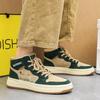 Men's Shoes Spring Breathable 2024 New Thick-soled High-top Casual Board Shoes Trend Niche Spring and Autumn Versatile Sports Shoes