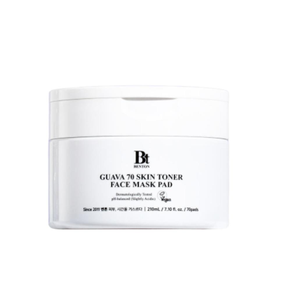 Benton Guava 70 Тонер-пэды успокаивающие – 70 больших пэдов с пантенолом